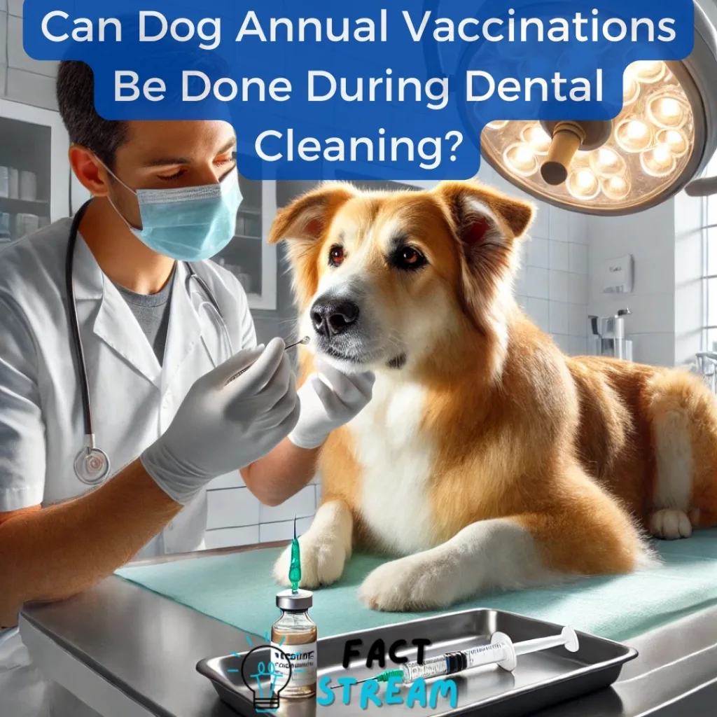 Can Dog Annual Vaccinations Be Done During Dental Cleaning