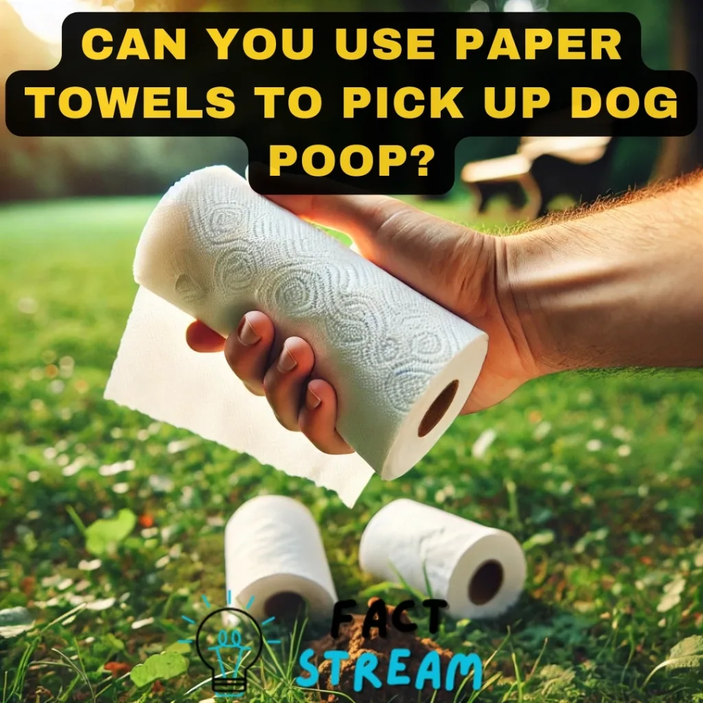 Can You Use Paper Towels to Pick Up Dog Poop