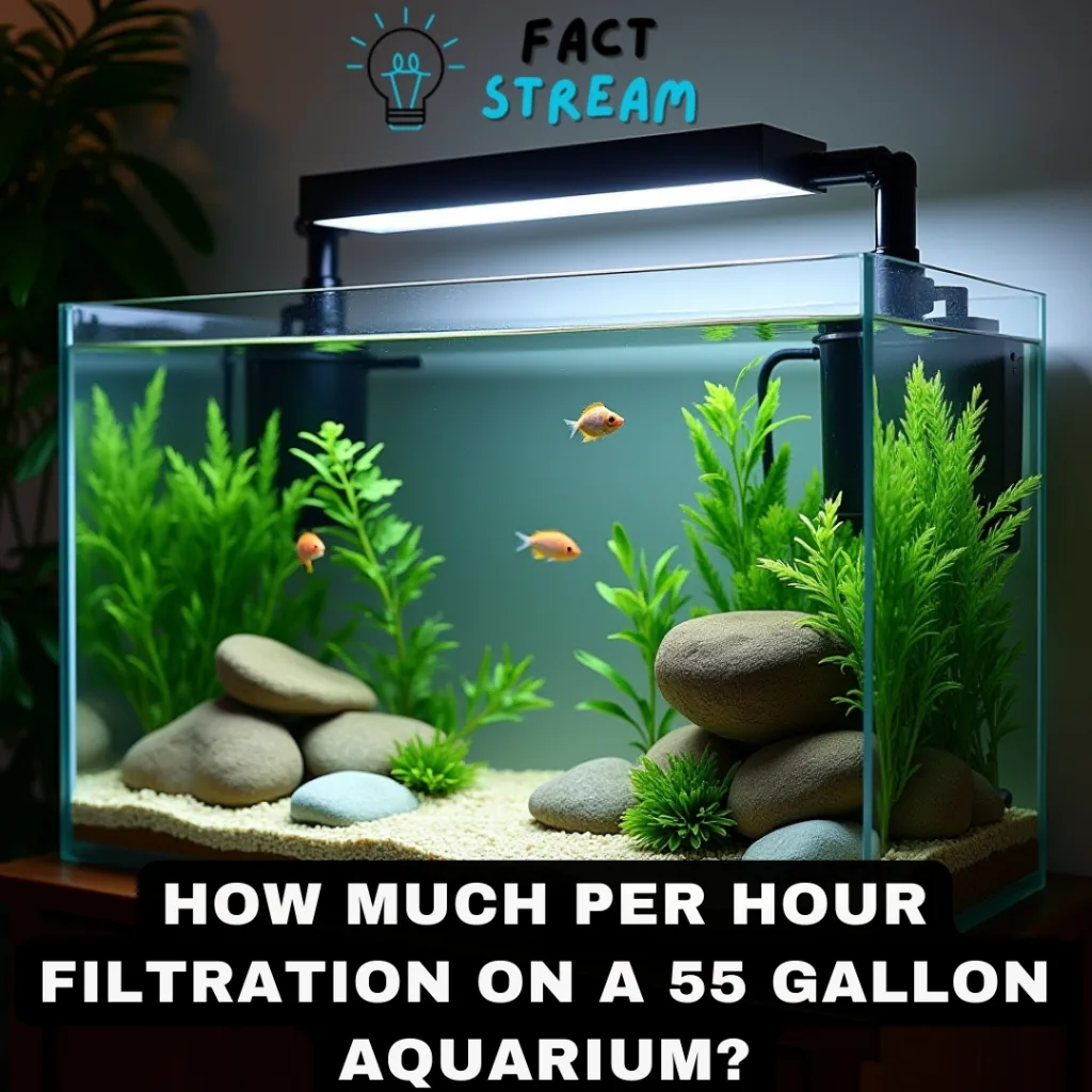 How Much Per Hour Filtration on a 55 Gallon Aquarium