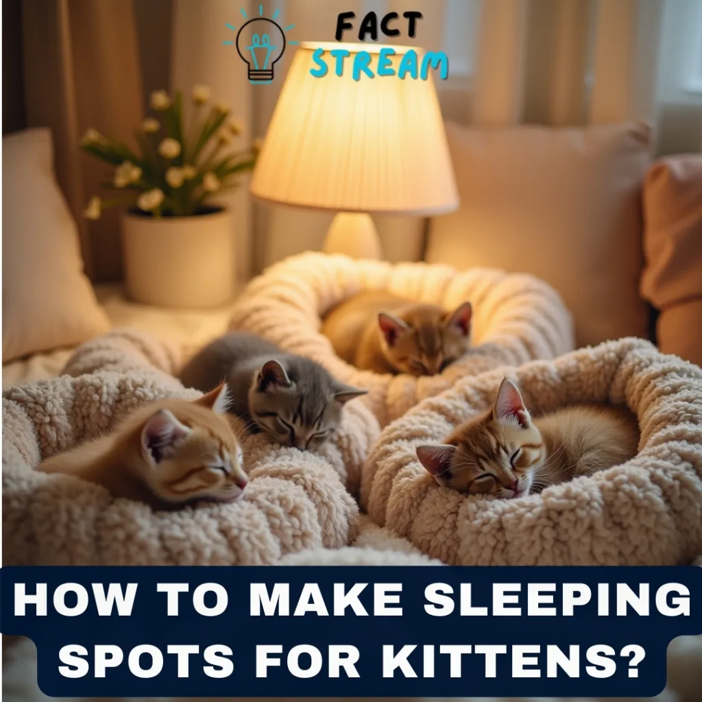 How to Make Sleeping Spots for Kittens