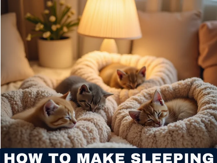 How to Make Sleeping Spots for Kittens