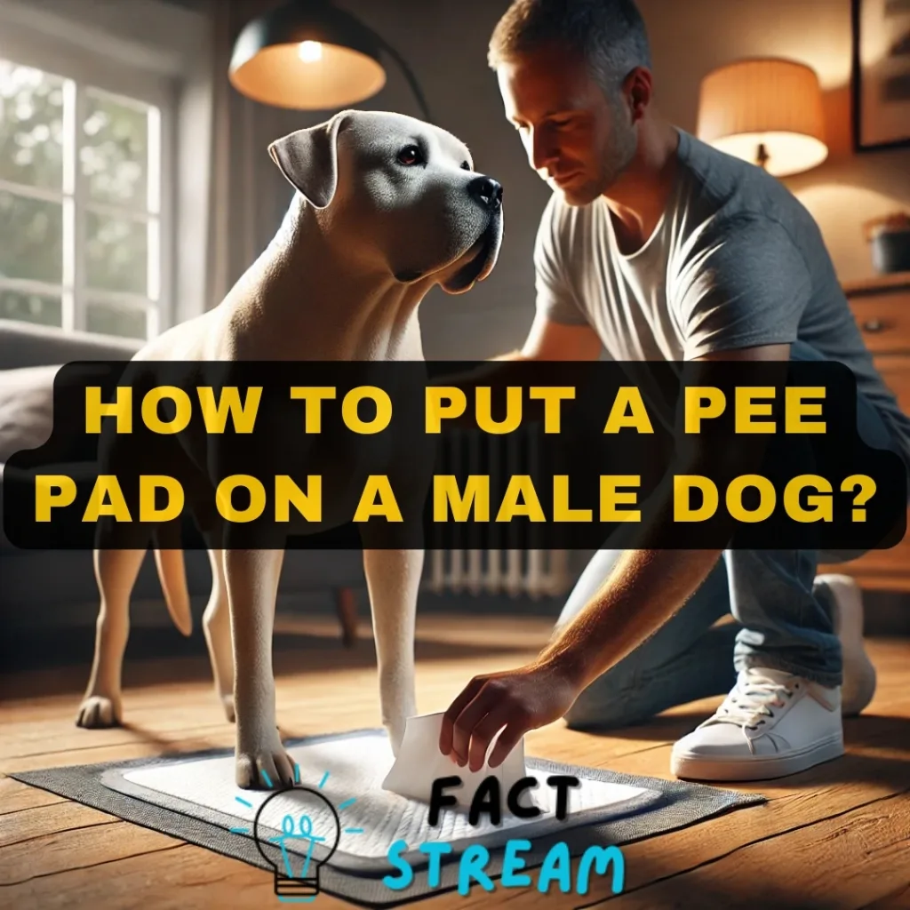 How to Put a Pee Pad on a Male Dog