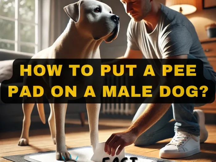 How to Put a Pee Pad on a Male Dog