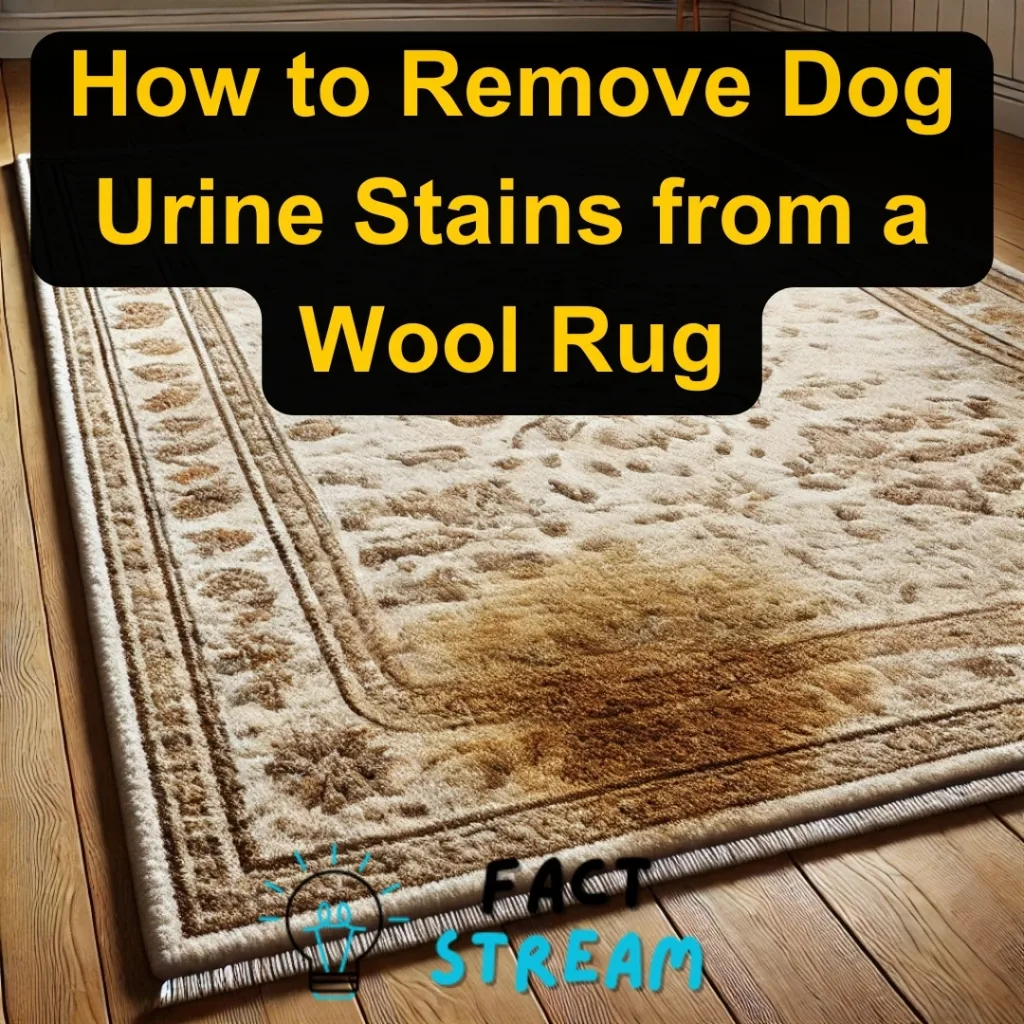 How to Remove Dog Urine Stains from a Wool Rug