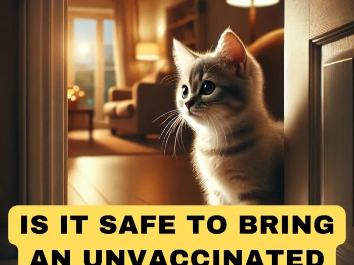 Is It Safe to Bring an Unvaccinated Cat Inside