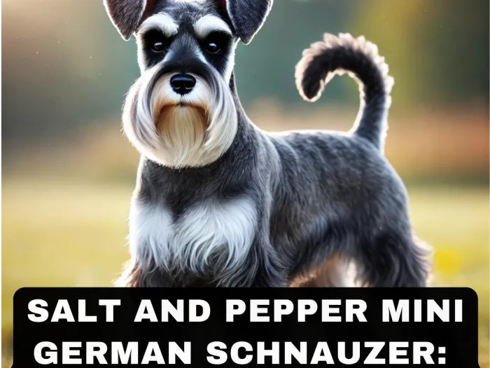 Salt and Pepper Mini German Schnauzer Why Tails Are Docked