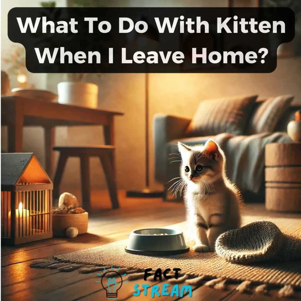 What To Do With Kitten When I Leave Home