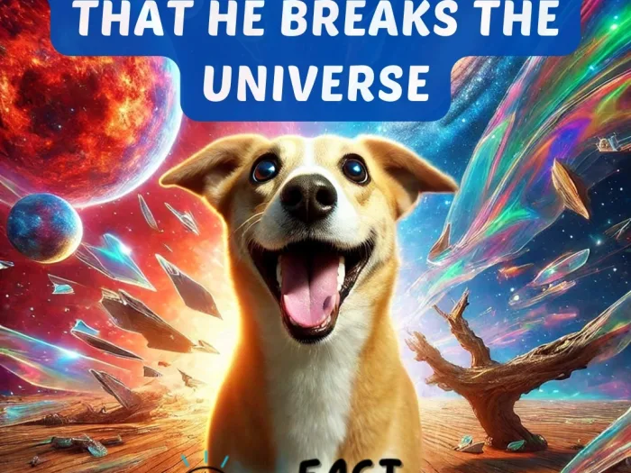 When a Dog Is So Happy That He Breaks the Universe