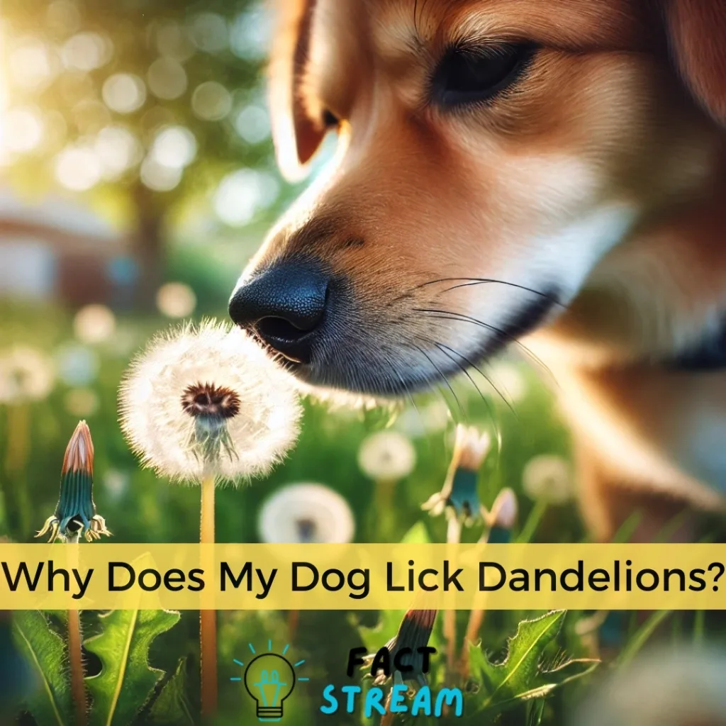 Why Does My Dog Lick Dandelions