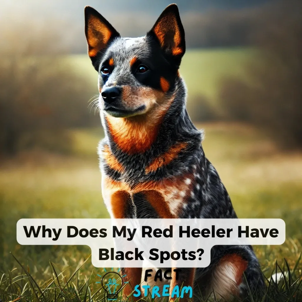 Why Does My Red Heeler Have Black Spots