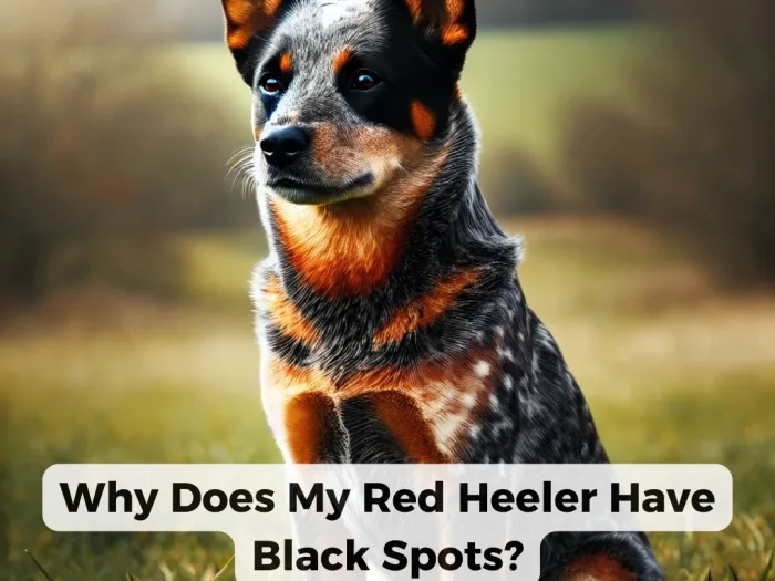 Why Does My Red Heeler Have Black Spots