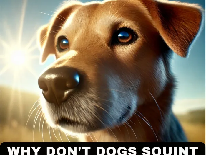 Why Don't Dogs Squint Against Bright Lights